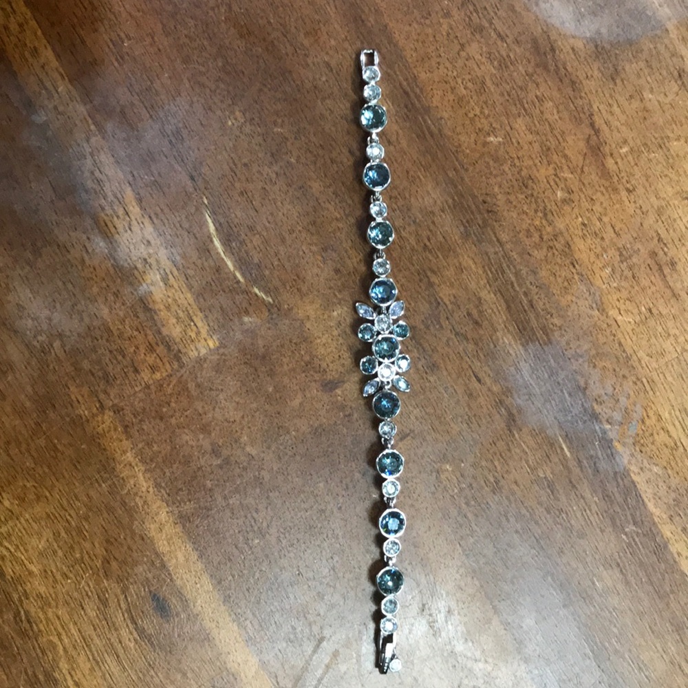 Givenchy blue and silver bracelet